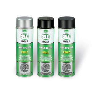 Lakier Do Felg Czarny Mat Spray 500ml Rally Szybko Schnąca