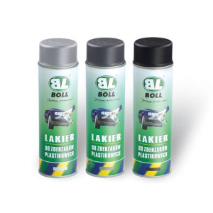 Lakier Do Zderzaków Czarny Spray 500ml Szybko Schnąca