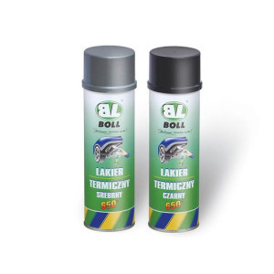 Lakier Termiczny Czarny Spray 500ml 650 C Szybko Schnący