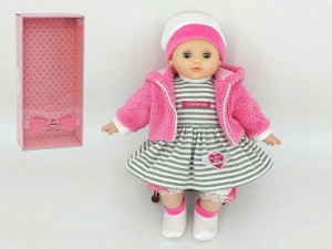 Lalka dziewczynka 40cm z dźwiękiem w pudełku 530003