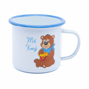 Kubek emaliowany garneczek Tadar Miś 500 ml