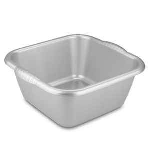 Miska plastikowa kwadratowa Plastic Forte Tub 15 l srebrna