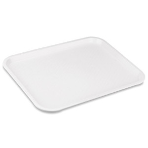 Taca plastikowa do serwowania Plastic Forte Magnum 41,5x31x1,8 cm biała