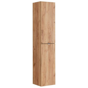 HAKANO Szafka łazienkowa słupek BARIOS 170x35x33 dąb craft złoty