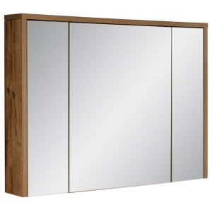 HAKANO Szafka łazienkowa z lustrem KOEL 75x100x16 dąb hunton