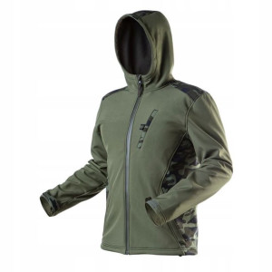 Bluza Kurtka Softshell Camo Moro Zielony M Neo