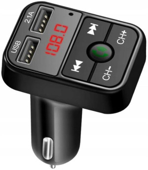 Transmiter Fm Bluetooth Ładowarka Mp3 2xusb Sd Lcd