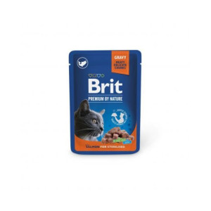 Brit Premium Mokra Karma Dla Dorosłych Kotów Sterylizowanych Z Łososiem 100