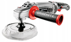 Graphite Polerka 1300w Tarcza 180mm + Akcesoria