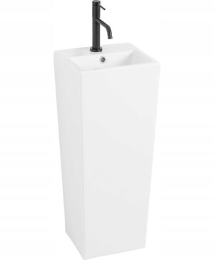 Wolnostojąca ceramiczna umywalka KAMILA WHITE