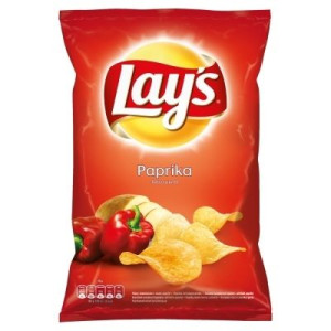 Pakiet 3szt LAYS Chipsy Papryka 140g