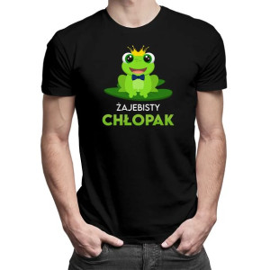 Żajebisty chłopak koszulka dla chłopaka prezent walentynki