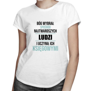 Najtwardsi ludzie księgowi koszulka z nadrukiem dla księgowej