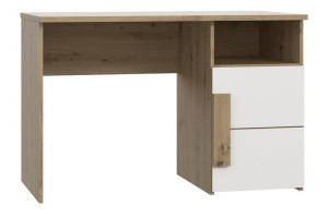 Biurko ARKINA dąb artisan/biały Konsimo