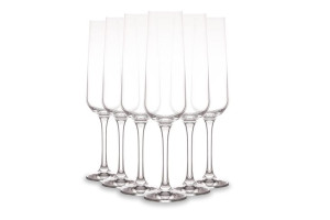 Kieliszek do szampana (6szt.) 200 ml / 24,9x6 cm SANDRA Konsimo