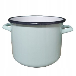 Garnek Emaliowany Elo-pol Olkusz Mięta 22 Cm 6 L