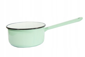 Garnek Rondel Emaliowany Elo-pol Mięta 14 Cm 1 L