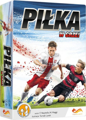PIŁKA W GRZE gra planszowa sportowa piłkarska mecz
