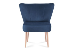 Fotel 67x76x67/s.51x42x44 cm CLAVI granatowy Konsimo