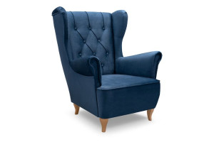 Fotel 75x104x85 cm ERBO granatowy Konsimo