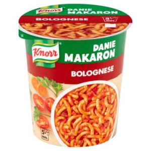 Pakiet 4szt KNORR Makaron bolognes  w kubku 60 g