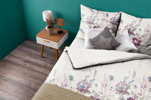 Komplet pościeli z bawełny satynowej 200x220/ 2* 70x80 LANIUS Konsimo