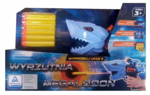 Pistolet dla dzieci Wyrzutnia MEGALODON