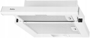 Okap Amica Ots5234w Teleskopowy Biały 50 Cm Led
