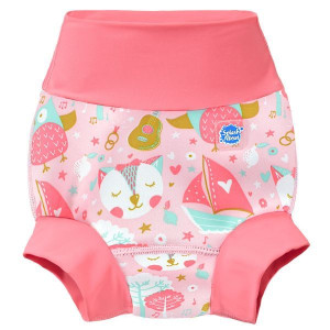 Neoprenowa pieluszka do pływania Happy Nappy sówka i kotek M 3-6 m