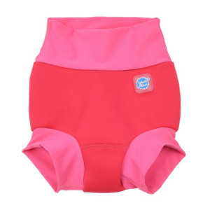 Neoprenowa pieluszka do pływania Happy Nappy Pink Geranium M 3-6 m