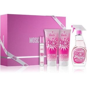 Moschino Pink Fresh Couture 100edt+10edt+100żel+100 Balsam