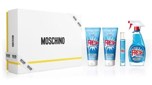 MOSCHINO FRESH COUTURE 100+10 ml EDT+100balsam+100 żel pod prysznic