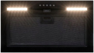 Okap kuchenny Kernau KBH1060.1B LED Szkło Czarny