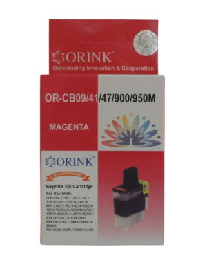 Tusz Zamiennik  Brother LC900M marki Orink purpurowy - magenta