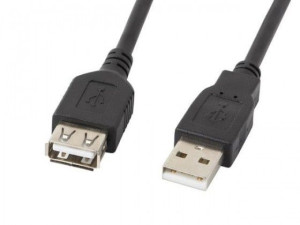 Przedłużacz USB 2.0 Lanberg AM-AF 1,8m czarny