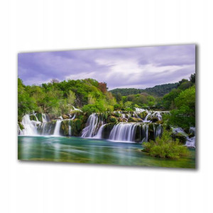 Obraz na szkle Wodospady 82181296 100x50