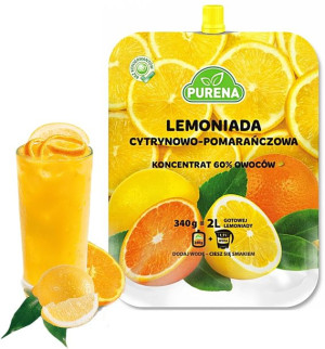 Koncentrat lemoniady CYTRYNOWO-POMARAŃCZOWEJ 340g