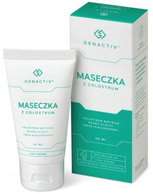 Genactiv Maseczka Z Colostrum + Kwas Hialuronowy