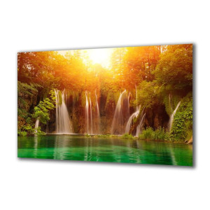 Obraz na szkle Wodospady 25293098 125x50