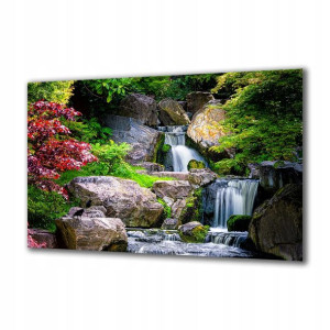 Obraz na szkle Wodospady 299846209 125x50