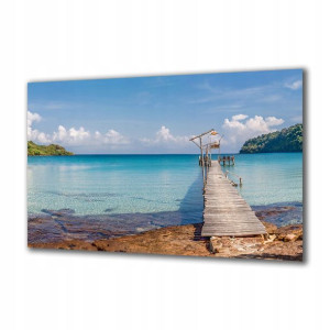 Obraz na szkle Krajobrazy Morskie 70179750 120x60
