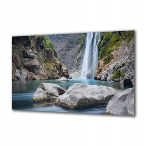Obraz na szkle Wodospady 307955718 120x60