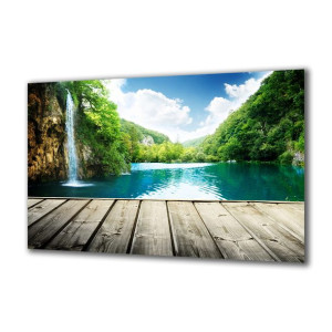 Obraz na szkle Wodospady 55082996 120x60
