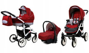 Wózek 3w1 dziecięcy spacerówka BabyLux Largo ALU
