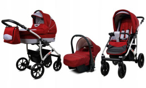  Wózek 3w1 dziecięcy spacerówka BabyLux Largo ALU