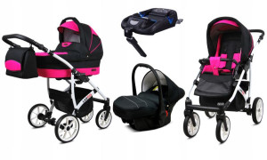 Wózek 4w1 dziecięcy BabyLux Largo + baza ISOFIX