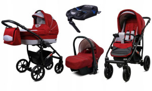 Wózek 4w1 dziecięcy BabyLux Largo + baza ISOFIX