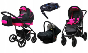 Wózek 4w1 dziecięcy BabyLux Largo + baza ISOFIX