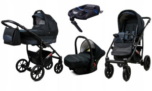 Wózek 4w1 dziecięcy BabyLux Largo + baza ISOFIX