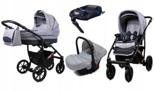 Wózek 4w1 dziecięcy BabyLux Largo + baza ISOFIX